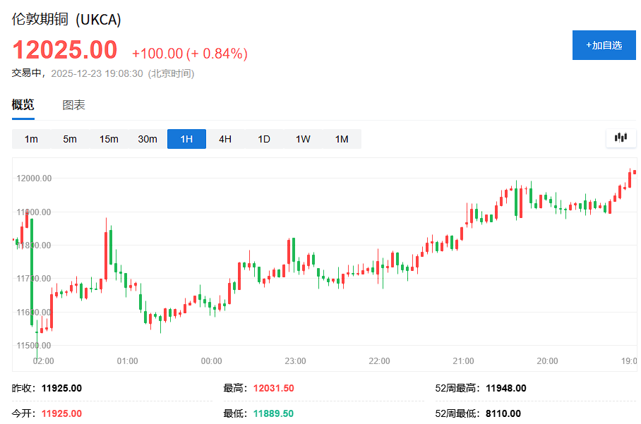 关税预期与矿山停产“共振”,伦铜首次突破1.2万美元再创历史新高