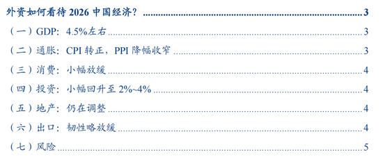 华创证券张瑜：外资如何看待2026中国经济？