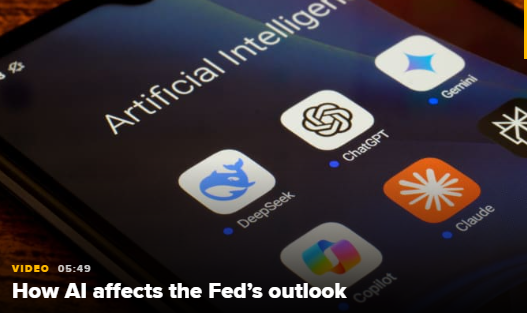 人工智能或影响美联储的经济展望