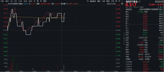 快手攻击事件催化，网络安全板块活跃！信创ETF基金（562030）逆市涨近1%，盘中收复20日线、年线