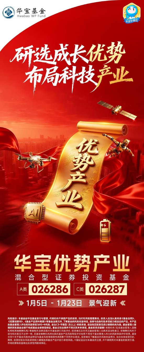 华宝优势产业基金（026286）新年首发在即，拟任基金经理展露硬核投资实力