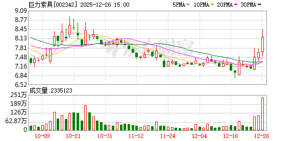 巨力索具：审议通过《关于前期会计差错更正及追溯调整的议案》等