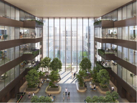 远洋北京CBD Z6项目定名维晟中心（Vision Place），首座“净零碳”写字楼样板层亮相