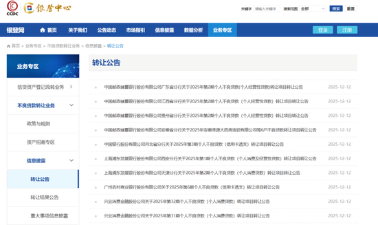 抢在2026年前“拆弹”:银行年末密集“甩包”,信用不良资产密集出表