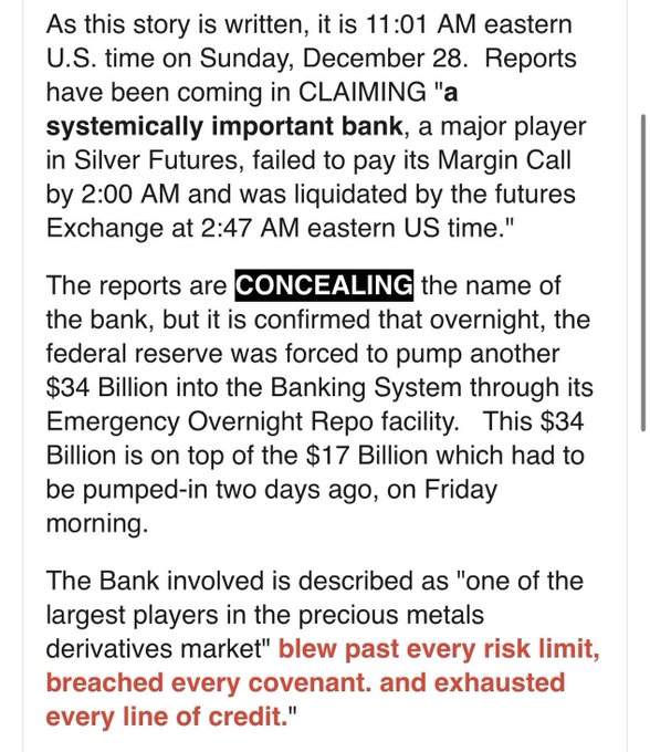 “大行白银爆仓”全网疯传!一文教你如何证伪