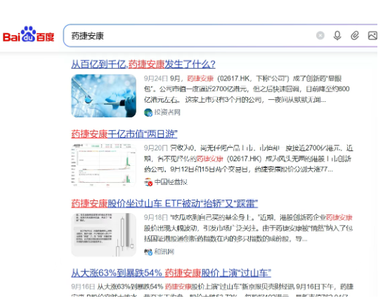 年底了，当初药捷安康纳入指数还没有给说法