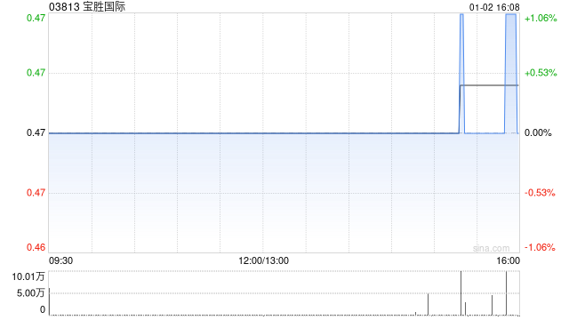 宝胜国际于1月2日斥资4.23万港元回购9万股