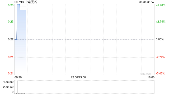 中电光谷早盘涨逾5% 公司深耕轻资产服务领域