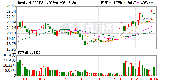 中泰股份：2025年度业绩预告