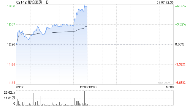 中金：维持和铂医药-B 跑赢行业评级 上调目标价至18港元