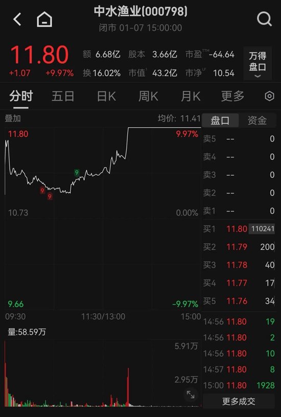 午后猛拉！000798，涨停！这一板块突然爆发