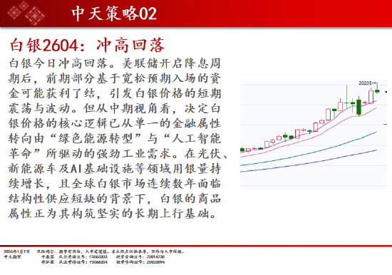 中天期货:商品指数继续升温 原油继续走弱