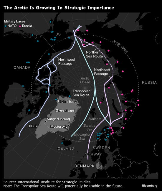 英国和德国讨论在格陵兰岛部署北约部队以平息美方相关威胁