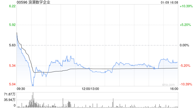 浪潮数字企业因期权获行使而发行28.2万股