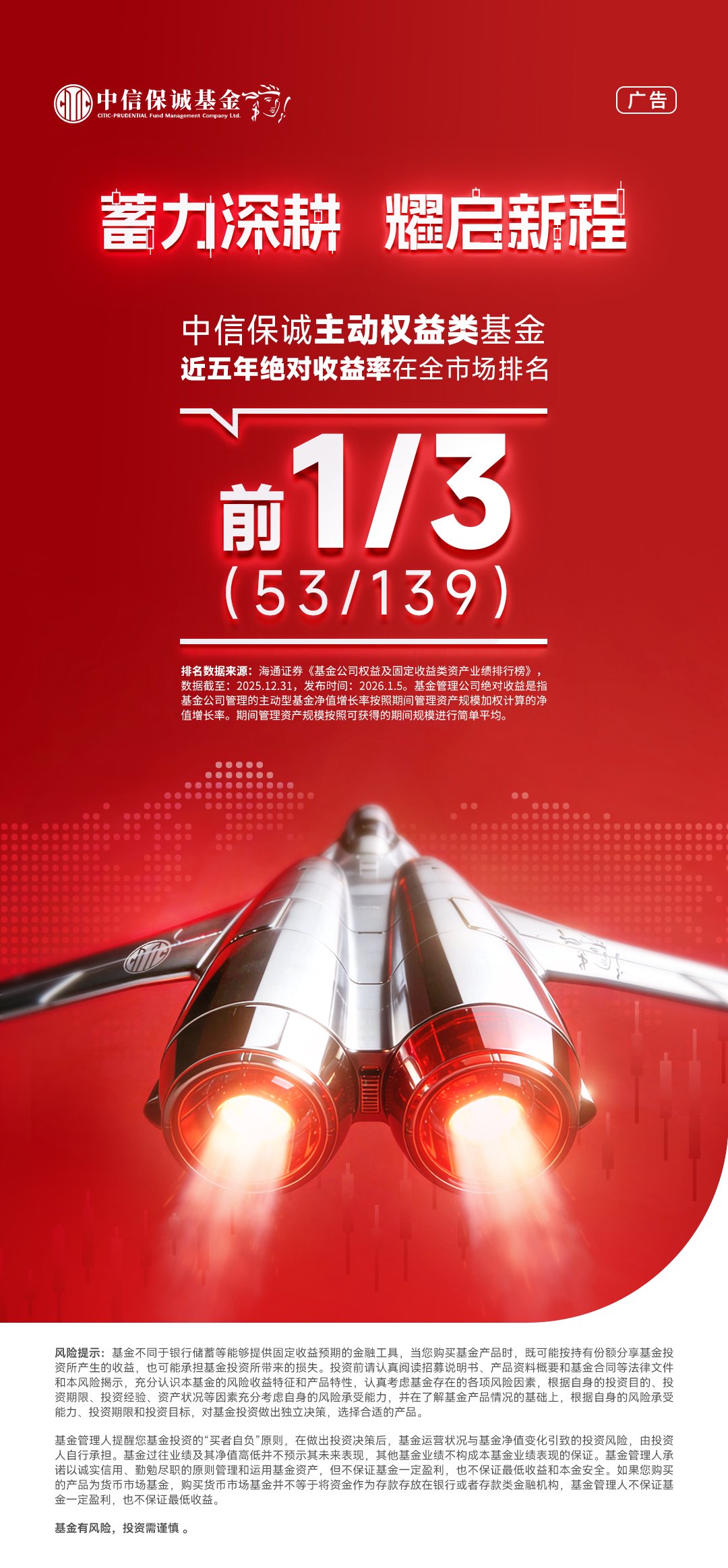 稳致胜，信远行｜7只产品不同时间维度跻身同类前10！中信保诚基金长期业绩全景回顾