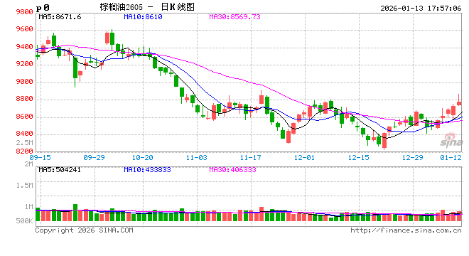 光大期货0113热点追踪：棕榈油5连阳，反弹还是反转？图2