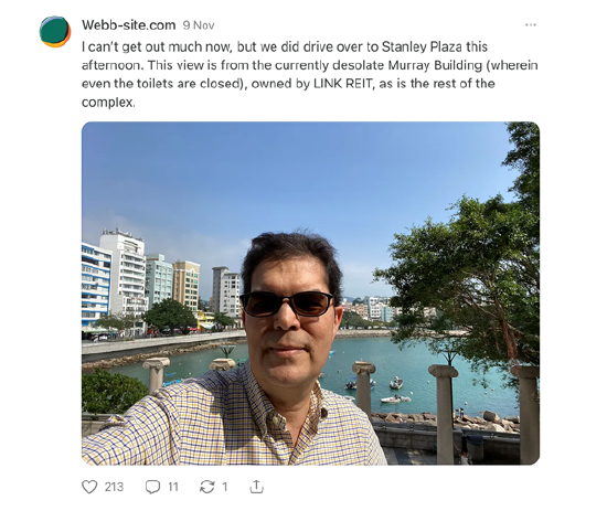 香港数代金融人集体悼念 资本市场传奇人物David Webb病故 Webb-site数据库去年到期停更