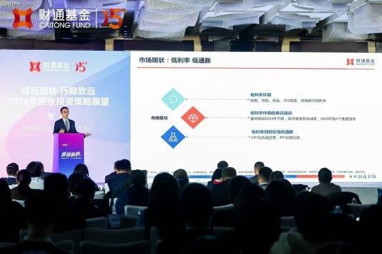 财通基金张旭：投资者要注重多样化配置，固收类产品可以通过“纯债为盾、固收+为矛”的应对策略